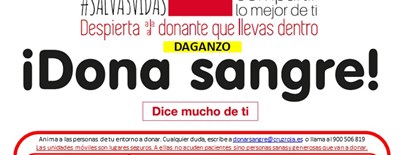 CAMPAÑA DE DONACIÓN DE SANGRE EN DAGANZO 31.7.21