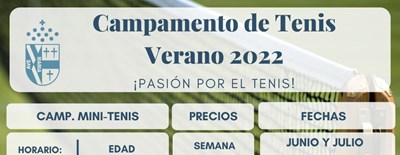 CAMPAMENTOS  E INTENSIVOS DE TENIS VERANO 2022  (TIE BREAK)