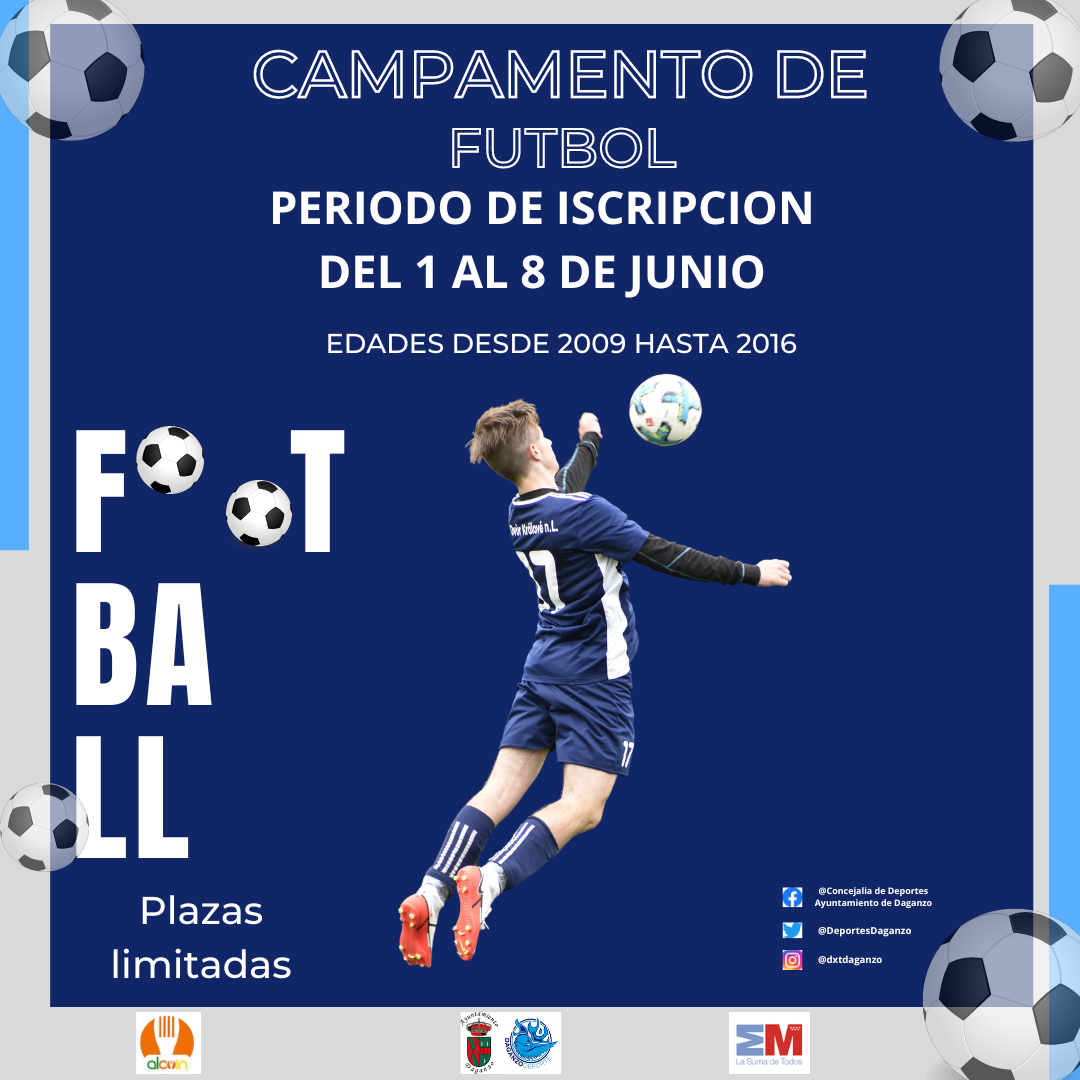 CAMPAMENTO FÚTBOL VERANO 2023