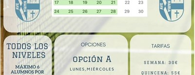 CAMPAMENTO TENIS  E INTENSIVOS VERANO 2023