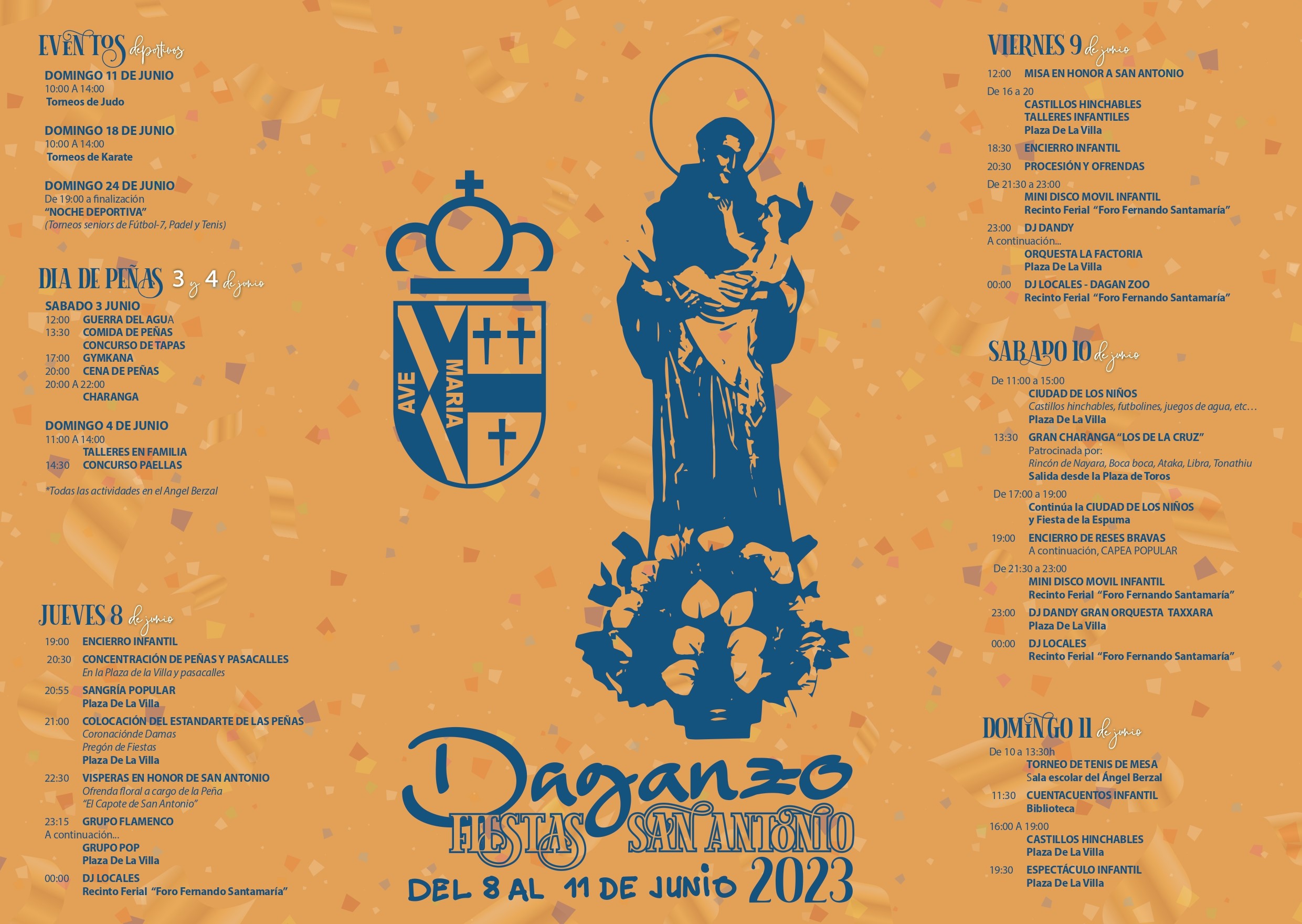 FIESTAS EN HONOR A SAN ANTONIO 2023