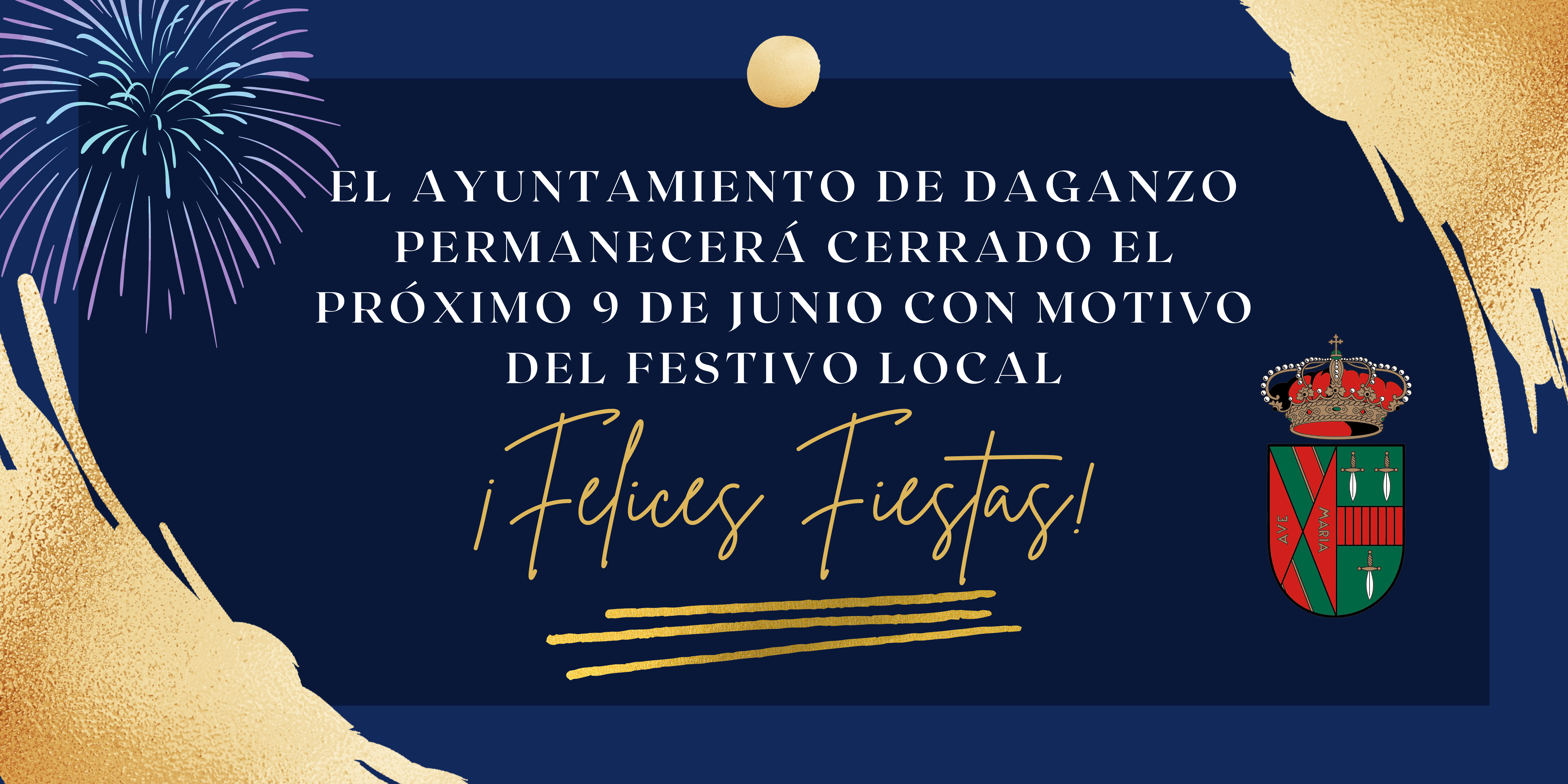 AYUNTAMIENTO CERRADO POR FESTIVO LOCAL 9 de junio