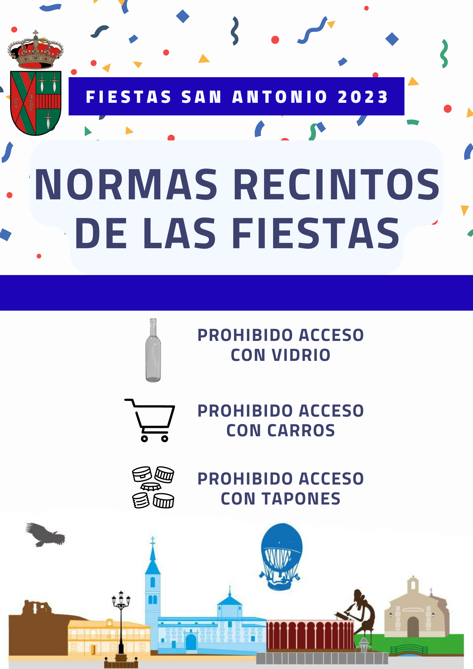 NORMATIVA DE LOS RECINTOS DE LAS FIESTAS SAN ANTONIO 2023