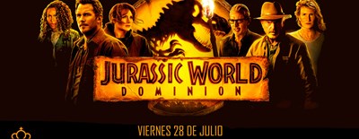 CINE DE VERANO "JURASSIC WORLD DOMINION"- 28 DE JULIO