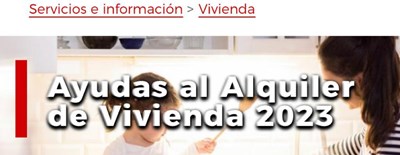 AYUDAS AL ALQUILER DE VIVIENDA 2023
