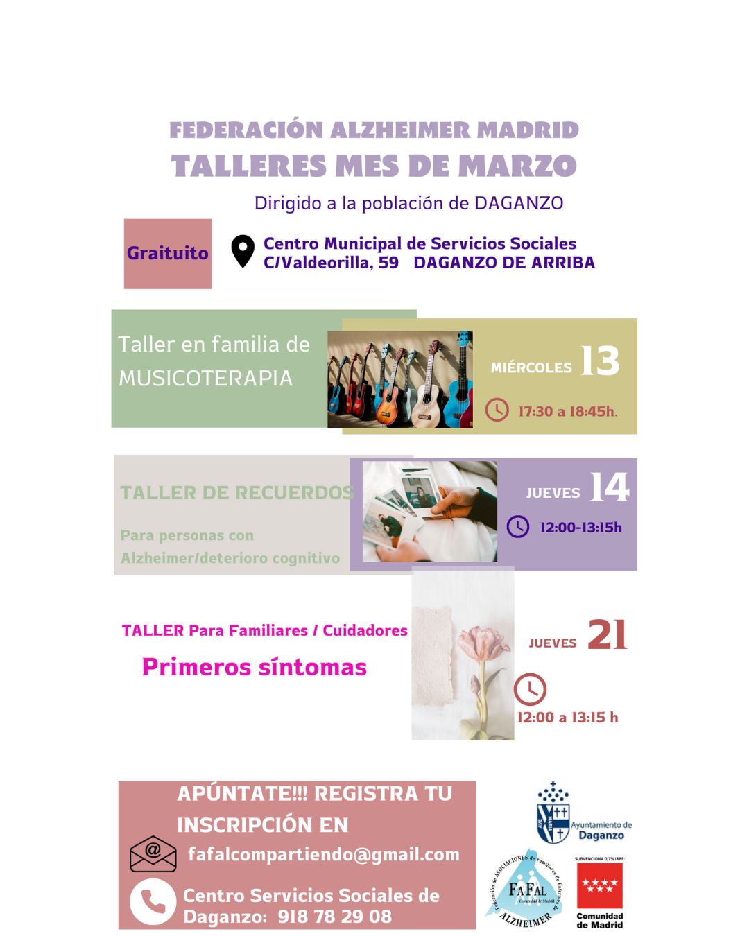 TALLERES PARA NUESTROS MAYORES 2024