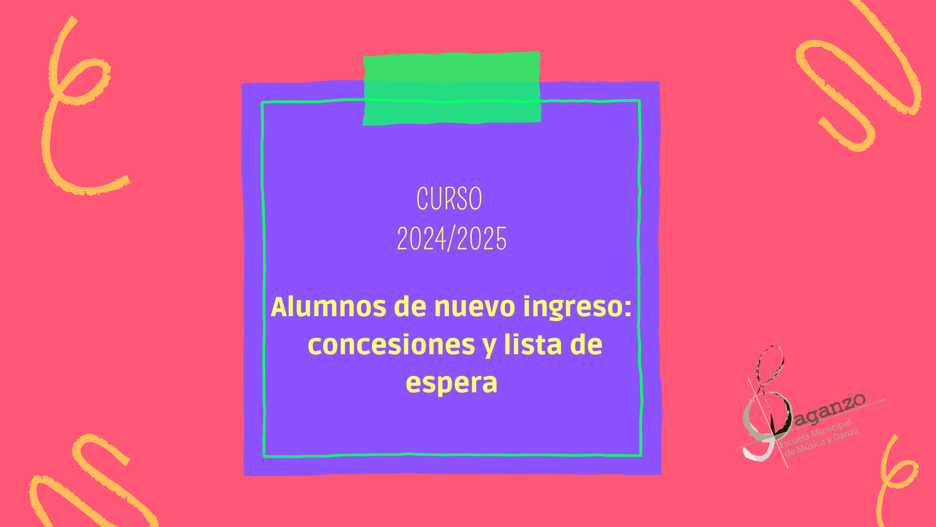 LISTADO ALUMNOS NUEVO INGRESO - CONCESIONES Y LISTA DE ESPERA EMMD 2024-25