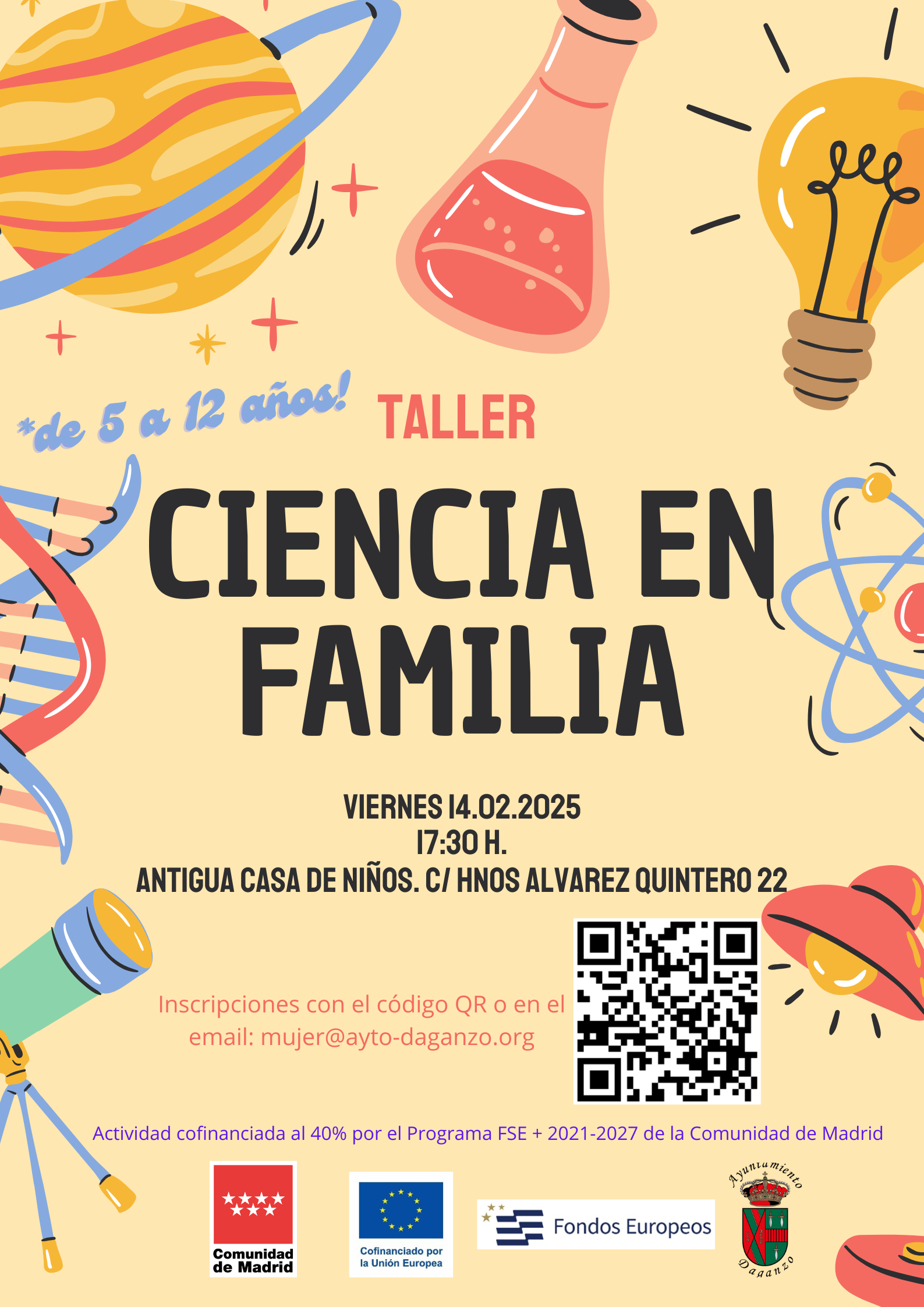 TALLER DE CIENCIA EN FAMILIA - 14 de febrero