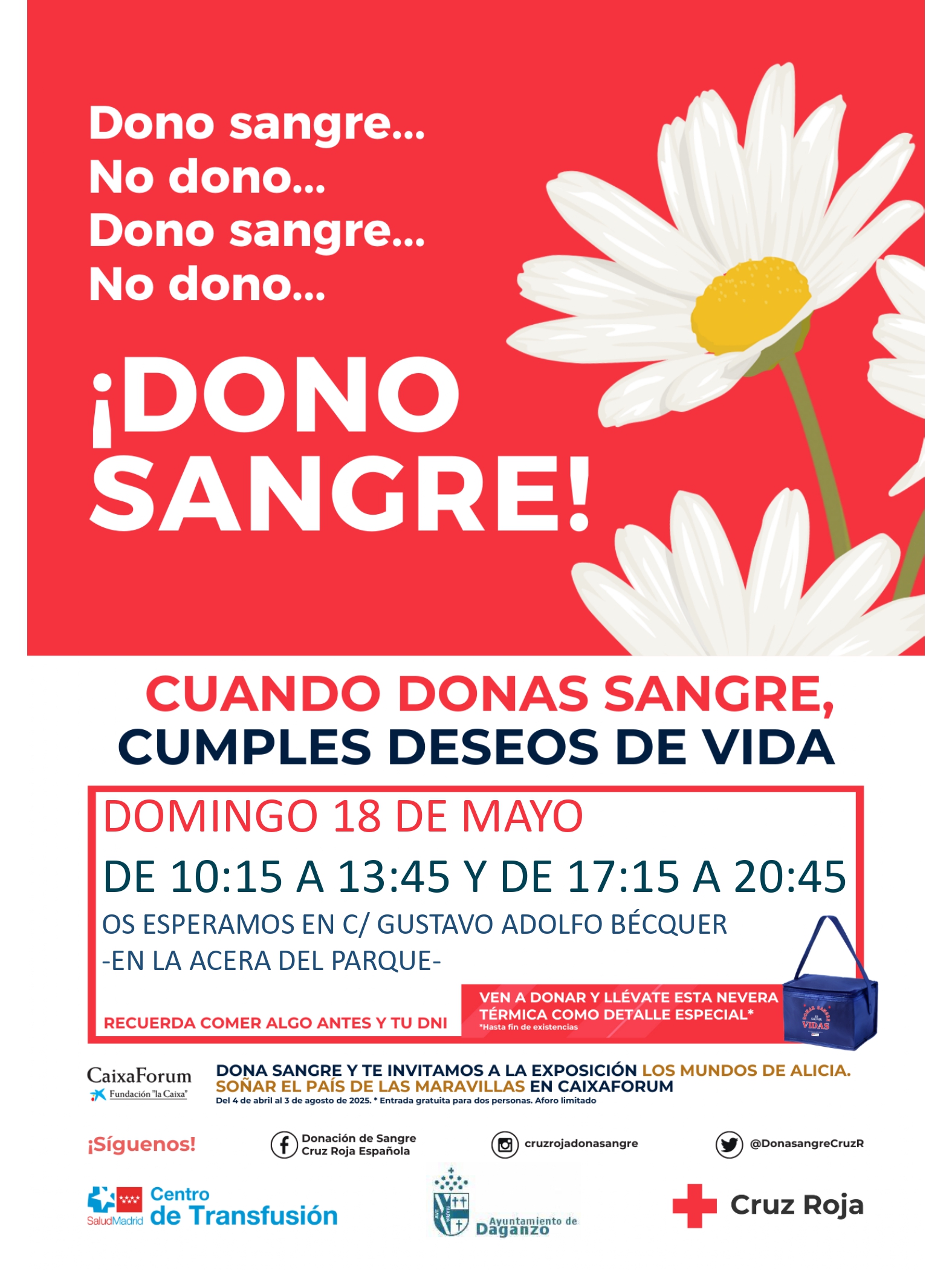 🩸CAMPAÑA DE DONACIÓN DE SANGRE🩸18 de mayo 2025