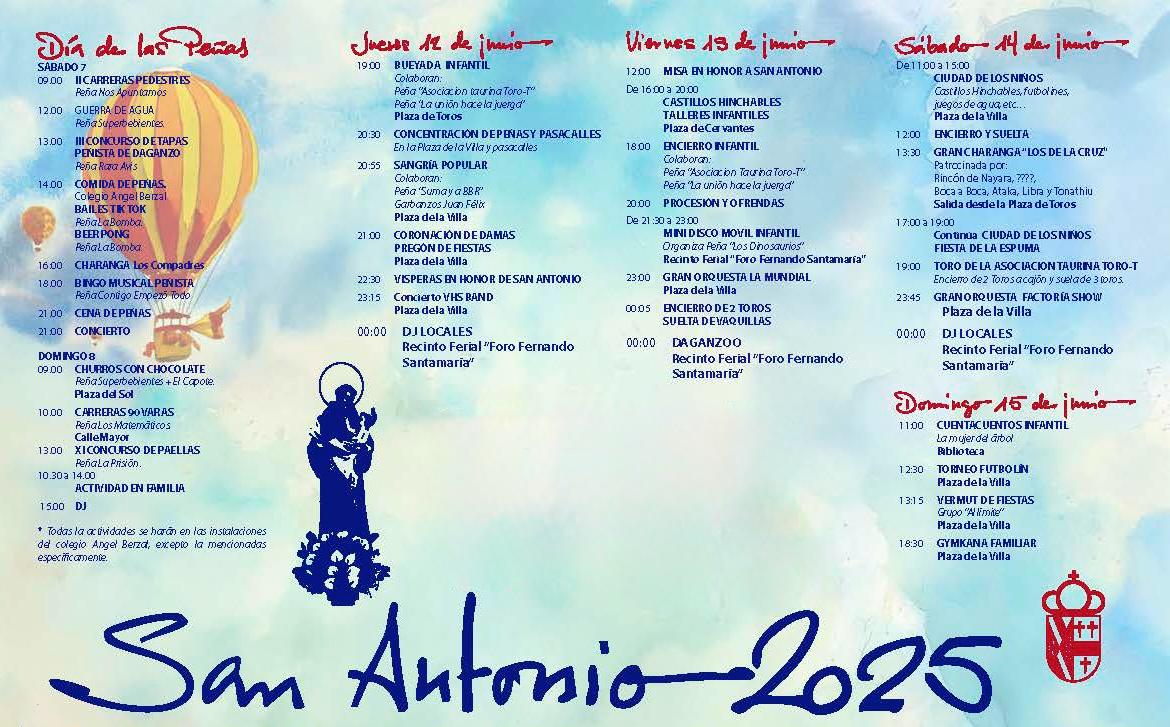 FIESTAS DE SAN ANTONIO 2025