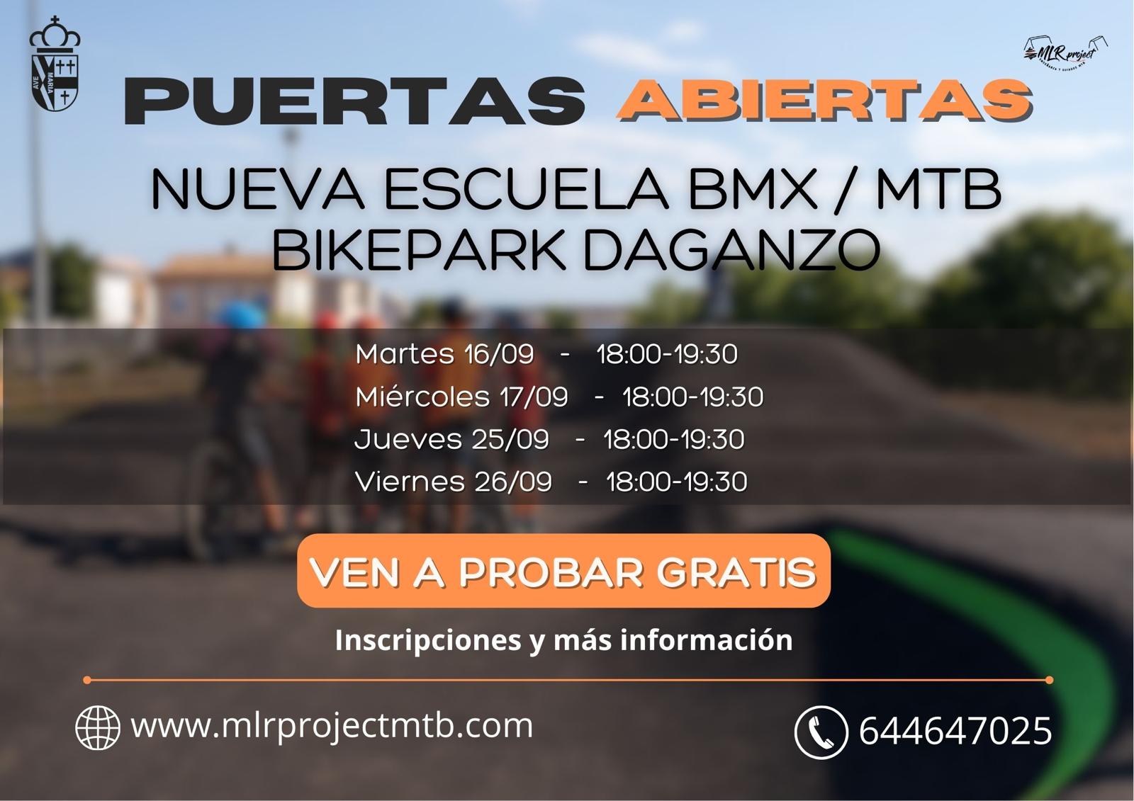NUEVA ESCUELA DE BMX / MTB EN EL BIKE PARK DE DAGANZO