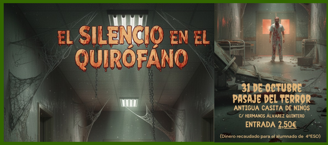 "EL SILENCIO EN EL QUIRÓFANO" Pasaje Terror Halloween 2025