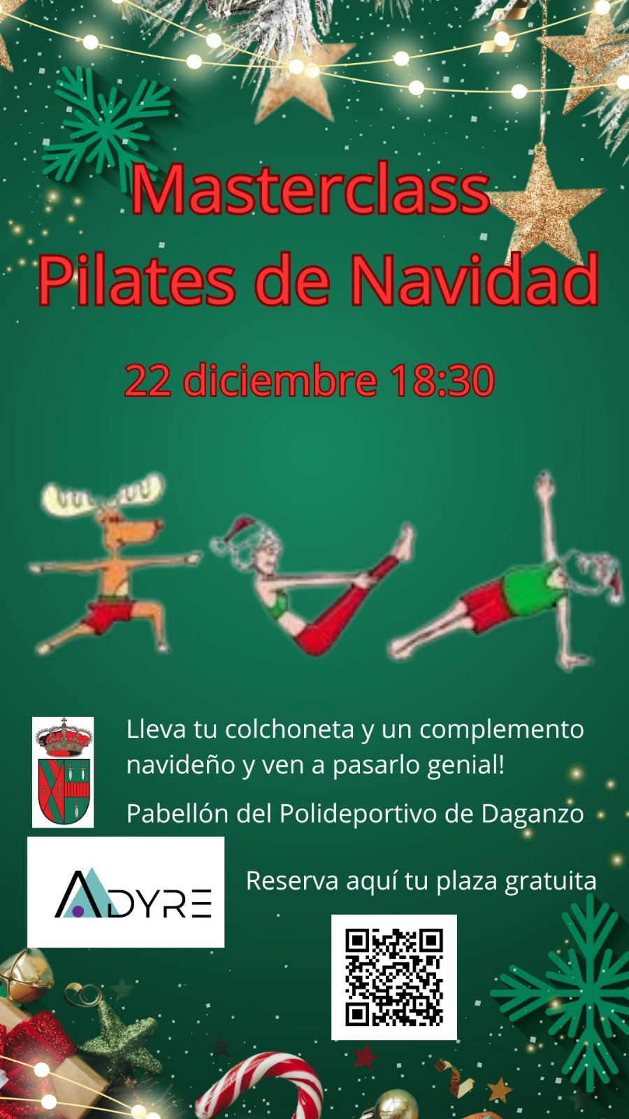 MASTERCLASS DE PILATES NAVIDEÑO