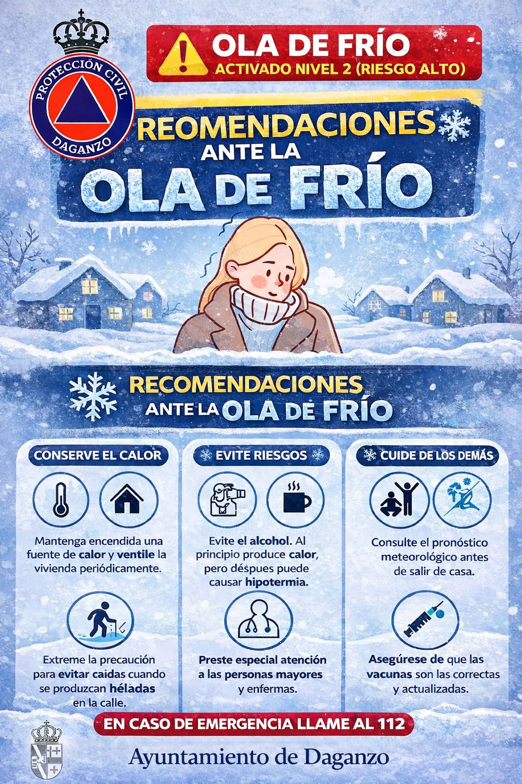 OLA DE FRÍO | NIVEL 2 | RIESGO ALTO