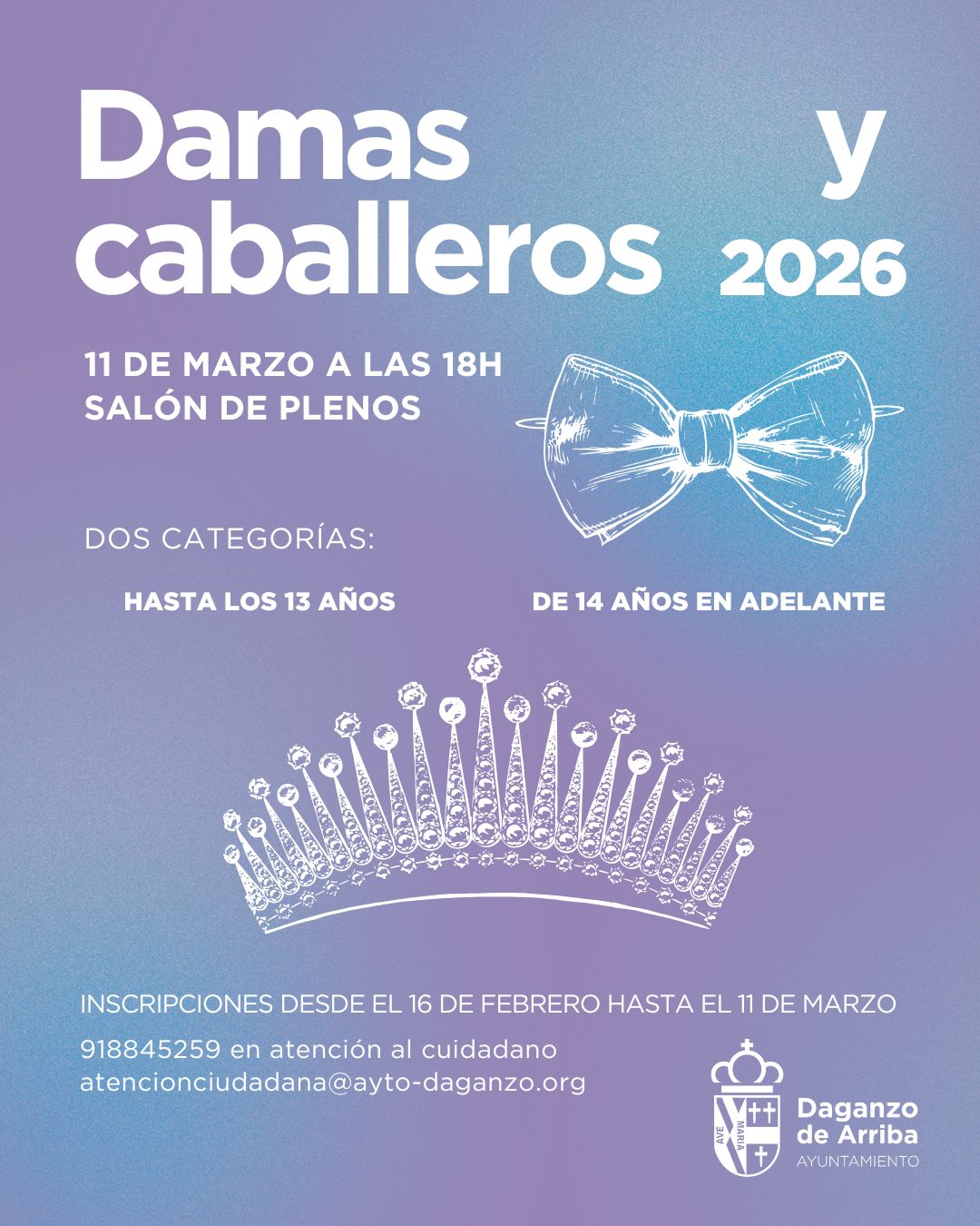DAMAS Y CABALLEROS 2026