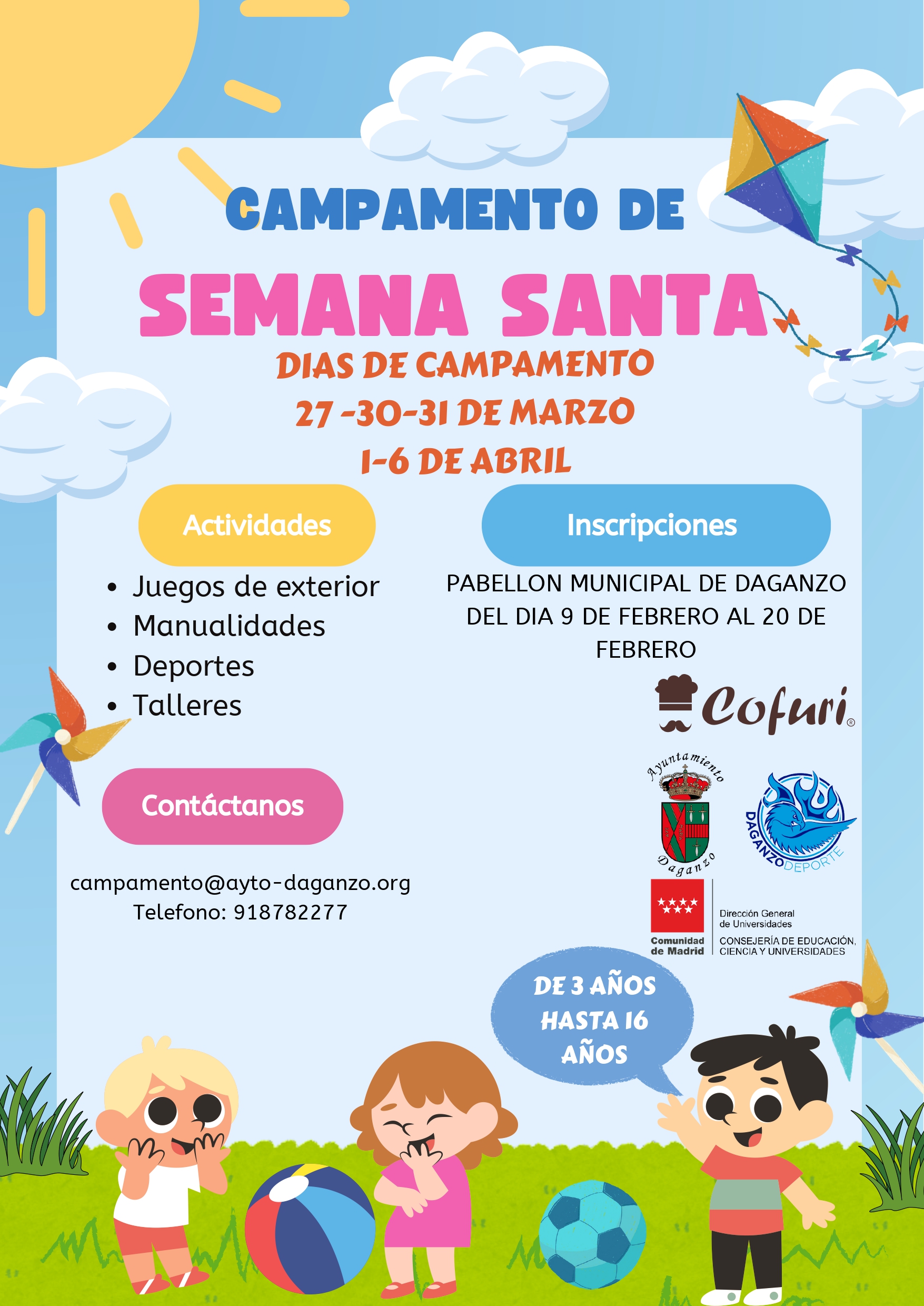 CAMPAMENTO SEMANA SANTA 2026