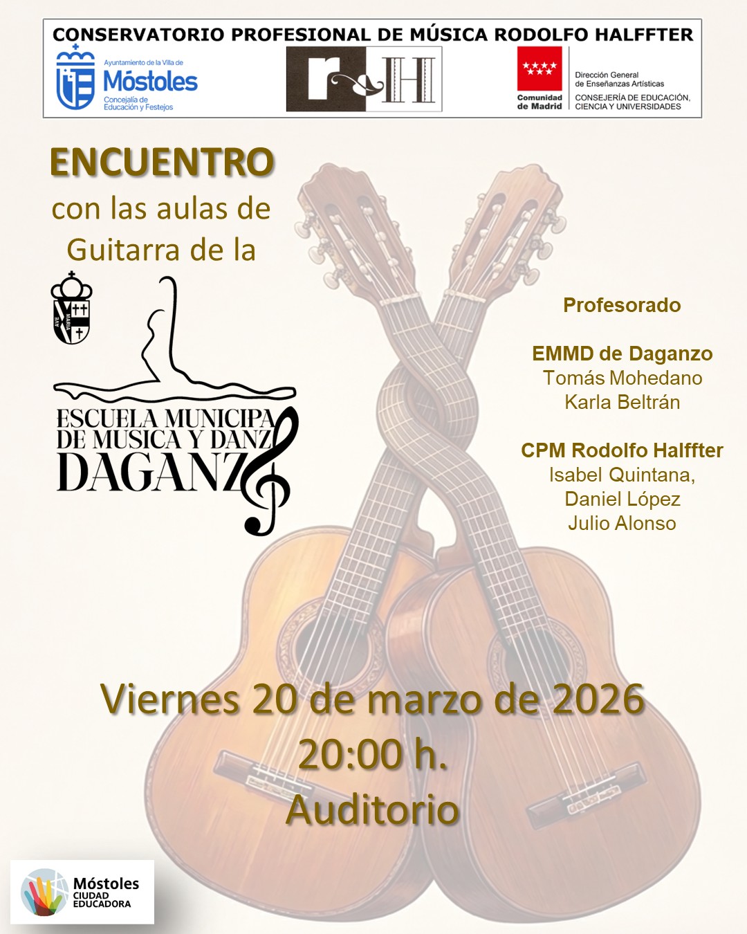 ENCUENTRO DE GUITARRAS EMMD EN MÓSTOLES