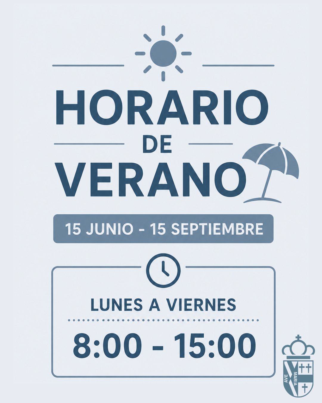 HORARIO DE VERANO - AYUNTAMIENTO DE DAGANZO